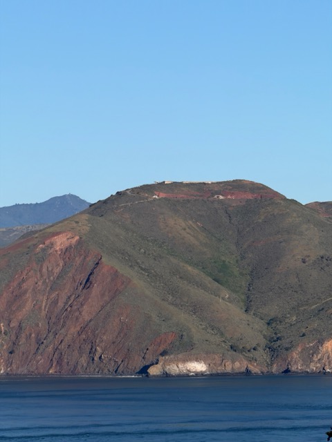 View of Hawk Hill from SF side