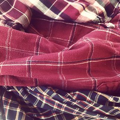 Flannel, unfolded